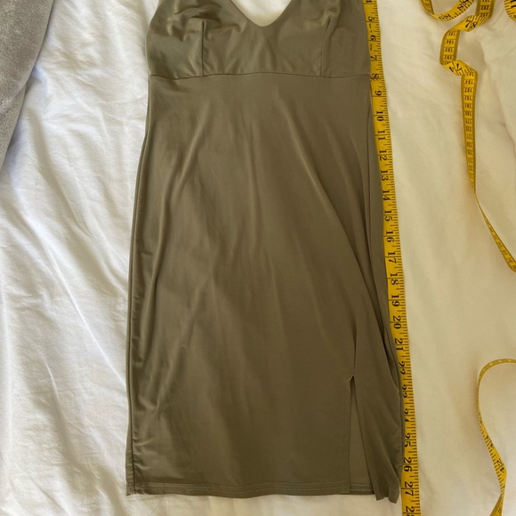 Sage Green Mini Dress - Picture 5 of 8